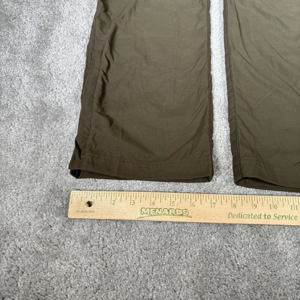 REI Co-op Pants Youth Boys L Green Sahara Convertible Cargo Nylon Stretch Hiking
